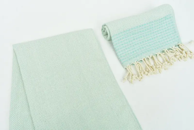 Monogram Mutfak Havlu, 40x20 Pamuklu Çizgili Havlu, Ev Dekoru Hediyeleri, Monogram El Havlu, Konuk Havlusu, Nedime Hediyeleri, Nakış Havluları - 7