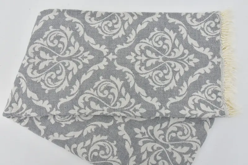 68x36 Cotton Baroque Towel, Bridal Shower Favors, Bridal Shower Favor, Holiday Towel, Wedding Gifts Towel, Peshtemal Towel, Custom Wedding Towel - 7