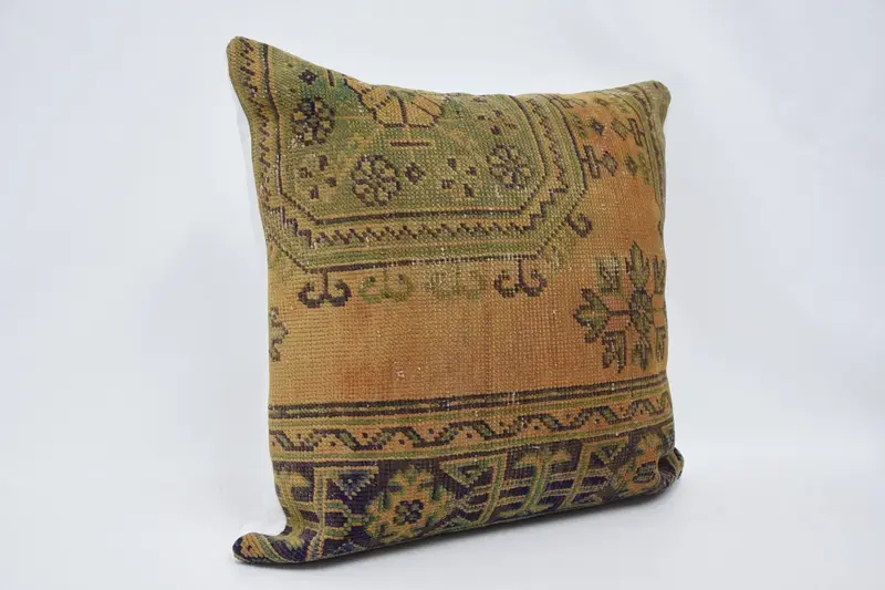Outdoor Cushion Case, Pillow, 28x28 Orange Cushion Case, Southwestern Pillow, Chair Cushion, Interior Designer Pillow, Boho Pillow, Pillow for Sofa - 3