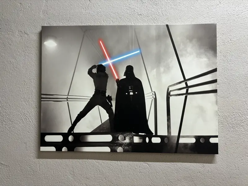 スター・ウォーズ キャンバス: ダース・ベイダー & ルーク・スカイウォーカーのアートワーク