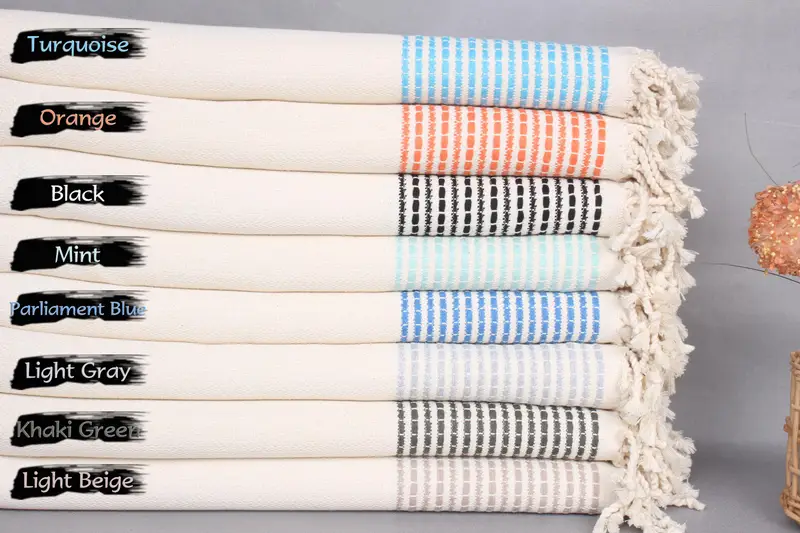 Unique Wedding Gift, Gift For Coworker, 70x36 Cotton Striped Towel, Travel towel, Bachelor Bachelorette Party Favors, Pool Towels, Turkish Towel USA - 1