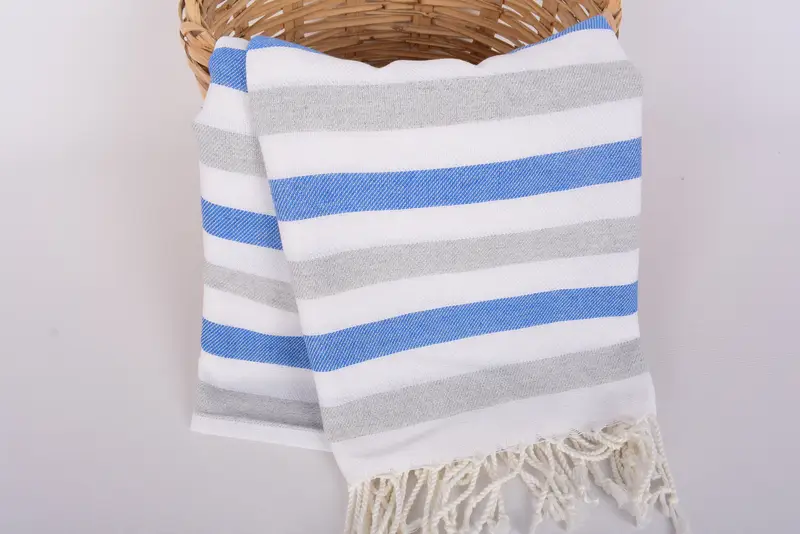 Embroidered Towel, Bachelorette Towel, Anniversary Gift For Her, 64x36 Cotton Striped Towel, Home Decor Gifts, Gift For Him, Custom Turkish Towel - 5