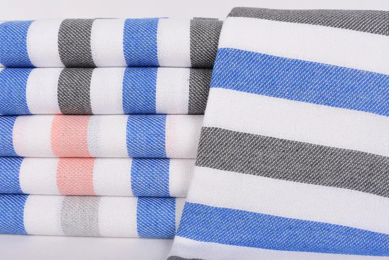 Embroidered Towel, Bachelorette Towel, Anniversary Gift For Her, 64x36 Cotton Striped Towel, Home Decor Gifts, Gift For Him, Custom Turkish Towel - 2