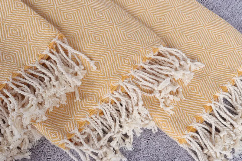 74x40 Cotton Diamond Towel, Memorial Gift, Monogram Towels, Quick-dry peshtemal, Gifts For Him, Turkish Towel USA, Bridemaids Beach Towel - 5