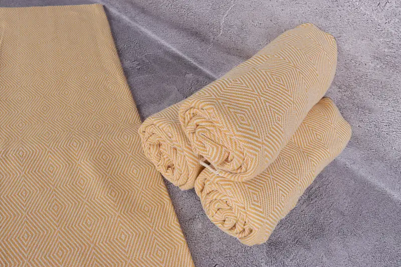 74x40 Cotton Diamond Towel, Memorial Gift, Monogram Towels, Quick-dry peshtemal, Gifts For Him, Turkish Towel USA, Bridemaids Beach Towel - 8