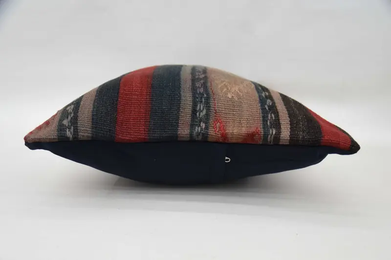 Gift Pillow, Pillow, 20x28 Red Pillow, Turkish Bench Cushion, Kilim Cushion Sham, Sofa Bolster Cushion Case, Kilim Pillow - 6