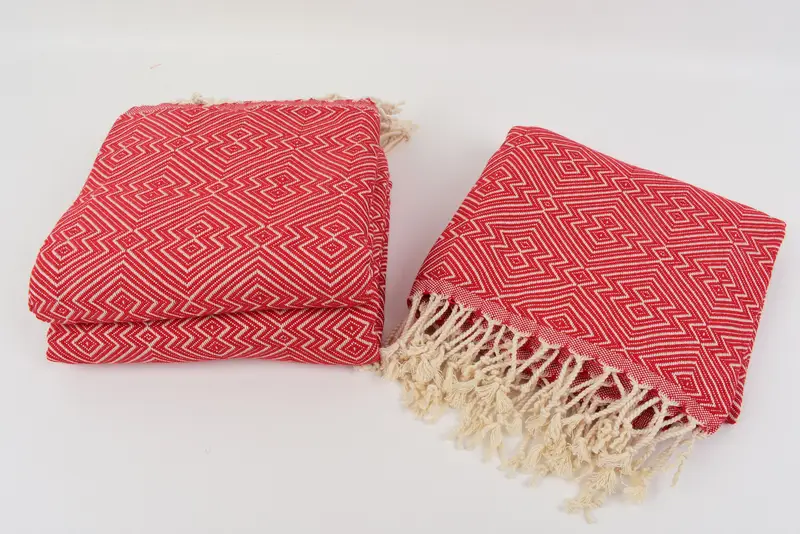 Custom Towel, Bridesmaid Gift Towel, Memorial Gift, 76x40 Cotton Diamond Towel, Traditional Turkish peshtemal for hammam, Turkish beach towel - 7