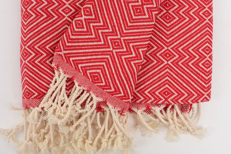 Custom Towel, Bridesmaid Gift Towel, Memorial Gift, 76x40 Cotton Diamond Towel, Traditional Turkish peshtemal for hammam, Turkish beach towel - 8