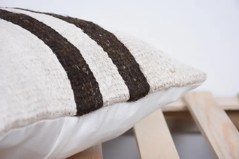 Antique Pillows, 16x16 White Cushion, Ethnic Cushion, Authentic Pillow Sham, Vintage Kilim Pillow, Pillow, Pillow for Sofa - 7