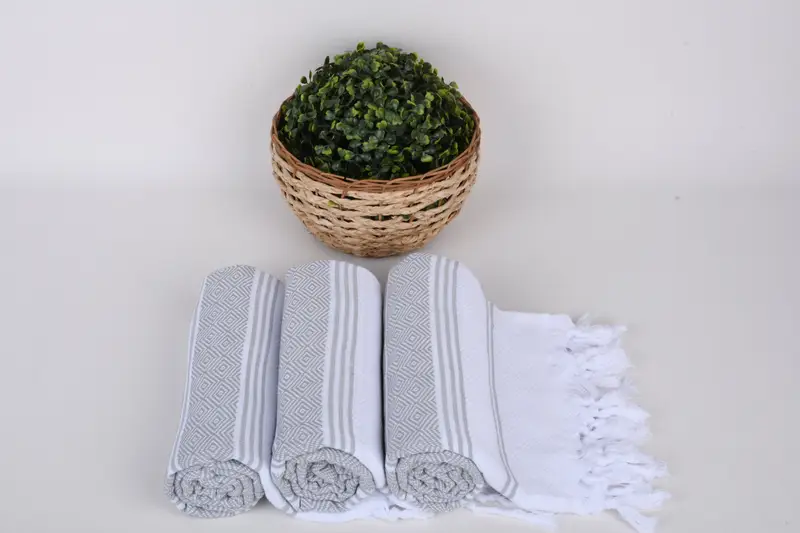 Sand-resistant towel, Pool Towels, Bachelorette Gifts, 70x40 Cotton Diamond Towel, Gift For Best Friend, Travel Towel, Custom Gift, Organic Towel - 8