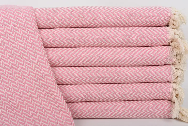 Personalized Gift, 36x18 Cotton Chevron Towel, Monogrammed Hand Towel, Gift For Wedding Day, Personalized Dish Towel, Engagement Gift, Gifts For Him - 1