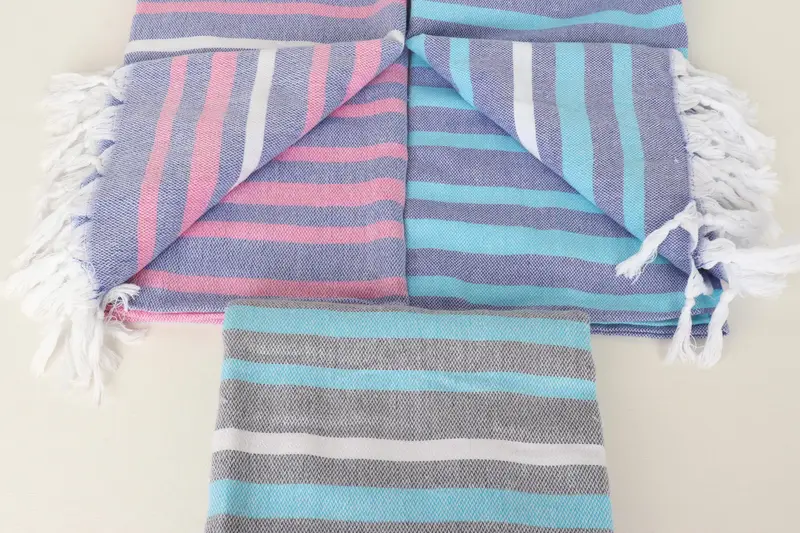 Beach Towel Bulk, Hammam towel, Luxury Beach Towel, 70x40 Cotton Striped Towel, Monogram Turkish Towel, Boyfriend Christmas Gift, Housewarming Gift - 5