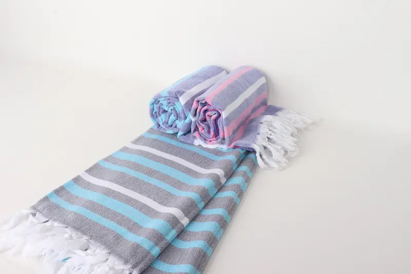 Beach Towel Bulk, Hammam towel, Luxury Beach Towel, 70x40 Cotton Striped Towel, Monogram Turkish Towel, Boyfriend Christmas Gift, Housewarming Gift - 4