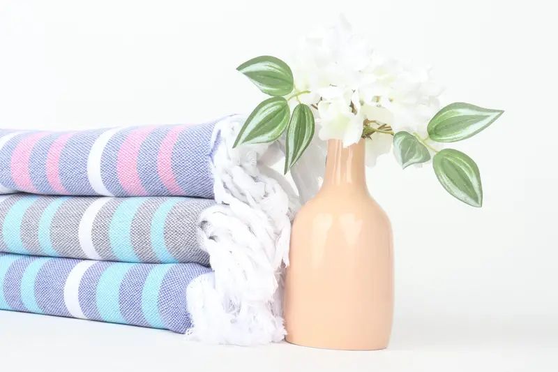 Beach Towel Bulk, Hammam towel, Luxury Beach Towel, 70x40 Cotton Striped Towel, Monogram Turkish Towel, Boyfriend Christmas Gift, Housewarming Gift - 2