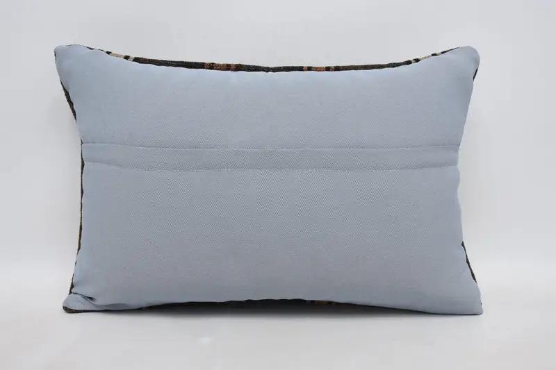 Bench Cushion, Vintage Pillow, 16x24 Brown Cushion Cover, Cushion Case, Toss Cushion, Home Decor Pillow, Boho Pillow Sham Cover - 6