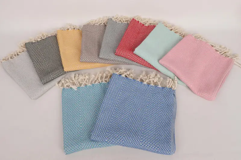 Custom Wedding Gifts, Bathroom Towels, Wedding Favors, Gift For Her, 40x20 Cotton Chevron Towel, Bachelorette Gifts, Personalized Kitchen Towel - 2