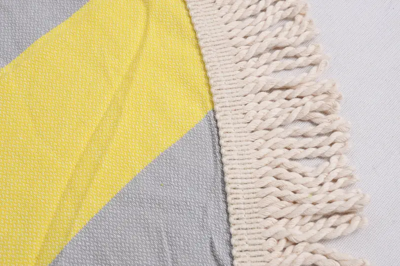 Turkish Towel Beach Towel, 64x64 Cotton Striped Round Towel, Bridal Shower Favor, Bachelor Bachelorette Party Favors, Bridesmaid Gift, Gift For Her - 5