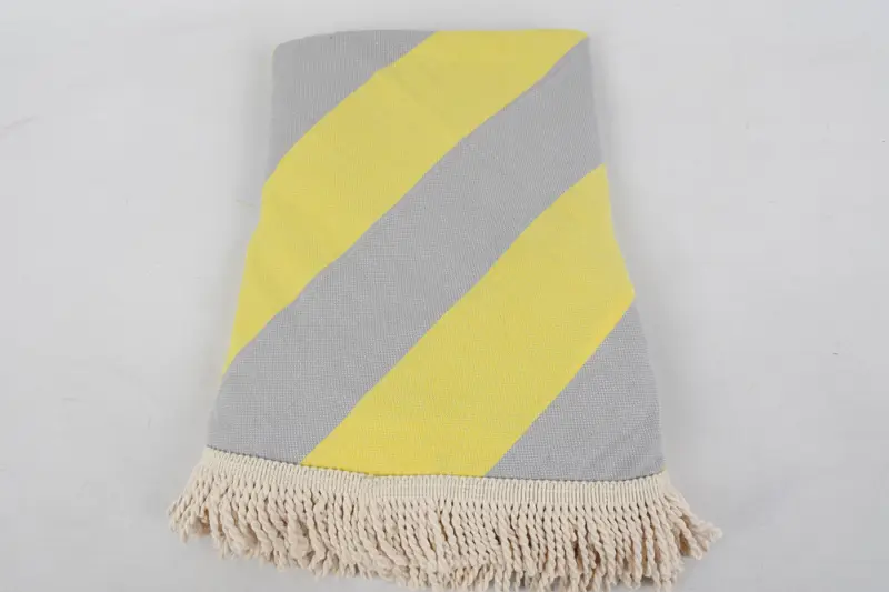 Turkish Towel Beach Towel, 64x64 Cotton Striped Round Towel, Bridal Shower Favor, Bachelor Bachelorette Party Favors, Bridesmaid Gift, Gift For Her - 8