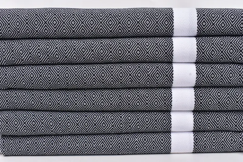 Personalized Hand Towel, Small Bath Towels, Christmas Gift, 40x18 Cotton Diamond Towel, Personalized Kitchen Towel, Spa Towel, Custom Turkish Towel - 2