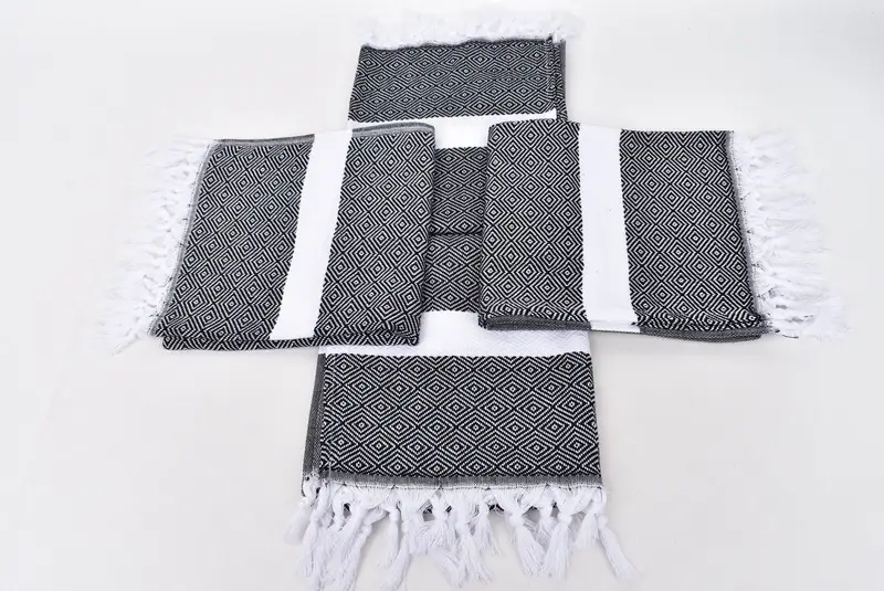 Personalized Hand Towel, Small Bath Towels, Christmas Gift, 40x18 Cotton Diamond Towel, Personalized Kitchen Towel, Spa Towel, Custom Turkish Towel - 6