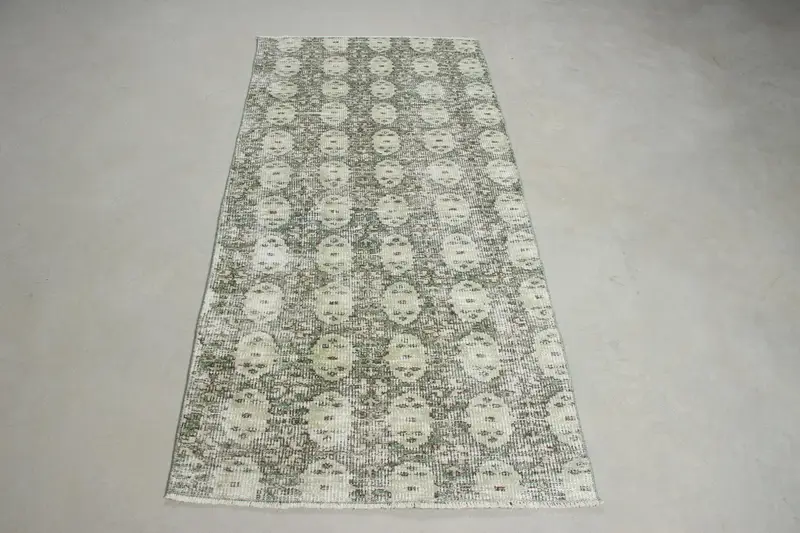 Alfombra Verde del Suroeste, 2,9x6,3ft Elegante decoración del hogar