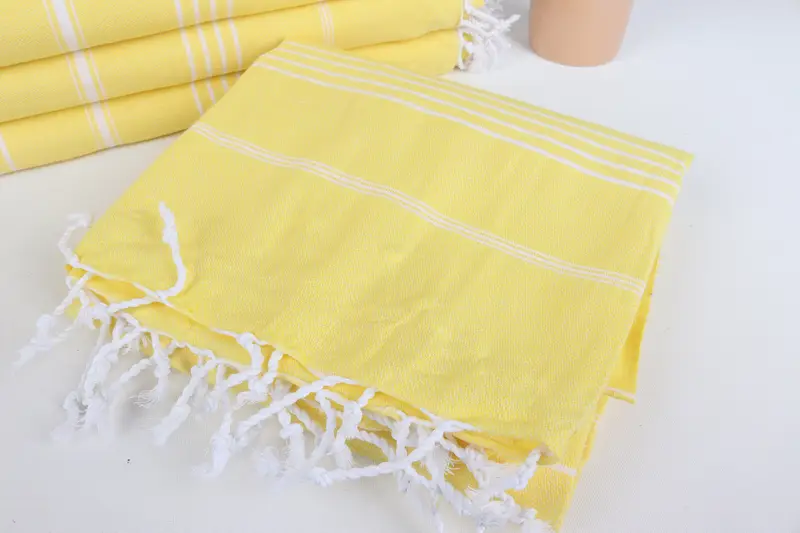 Merry Christmas Gifts, 70x40 Cotton Striped Towel, Large Turkish Towel, Luxury towel, Bachelorette Gifts, Luxury Turkish beach towel with fringe - 5