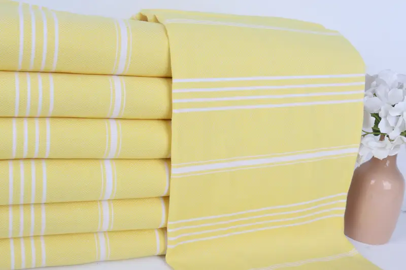 Merry Christmas Gifts, 70x40 Cotton Striped Towel, Large Turkish Towel, Luxury towel, Bachelorette Gifts, Luxury Turkish beach towel with fringe - 2