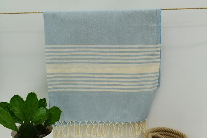 Personalized Towel, Bachelor Gifts, Bridal Shower Favors, Bathroom Towel, 68x40 Cotton Striped Towel, Custom Wedding Gift From Bridesmaid, Spa Towel - 7