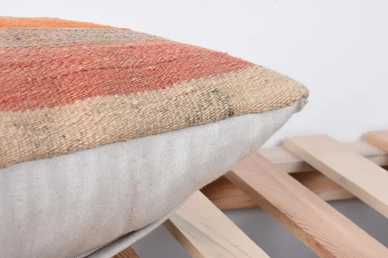 Pillow, Gift Pillow, Art Deco Cushion Cover, 12x24 Orange Pillow Cover, Christmas Cushion Cover, Boho Pillow Sham Cover, Vintage Kilim Pillow - 7