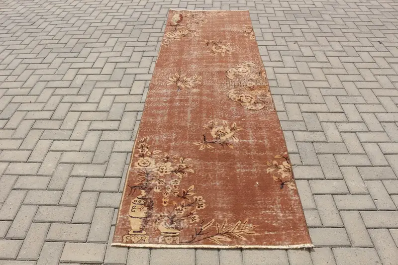 Elegante Alfombra Oriental Marrón 9,6x9,61ft Chic Decor