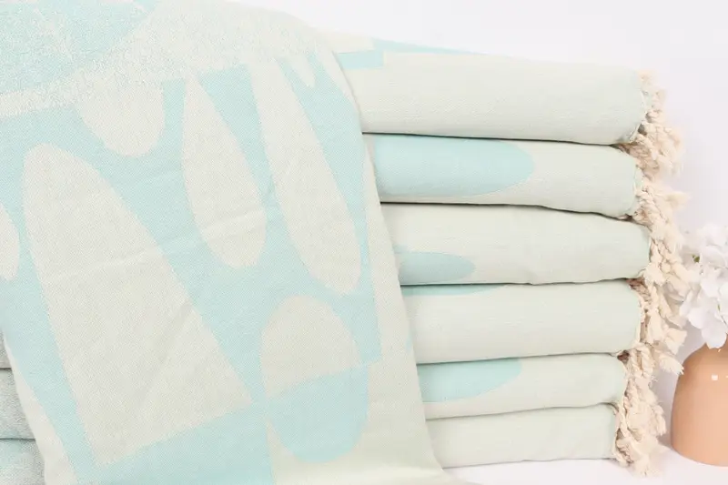 Throw Blanket Couch, Bedspread, 100x80 Cotton Turtle Design Towel, Bridal Shower Gift, Turkish Cotton Blanket, Customized Throw Blankets - 2
