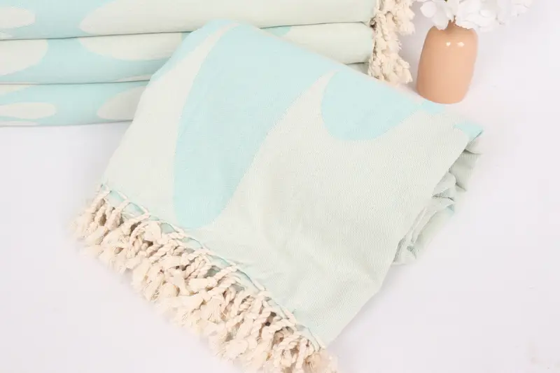 Throw Blanket Couch, Bedspread, 100x80 Cotton Turtle Design Towel, Bridal Shower Gift, Turkish Cotton Blanket, Customized Throw Blankets - 5