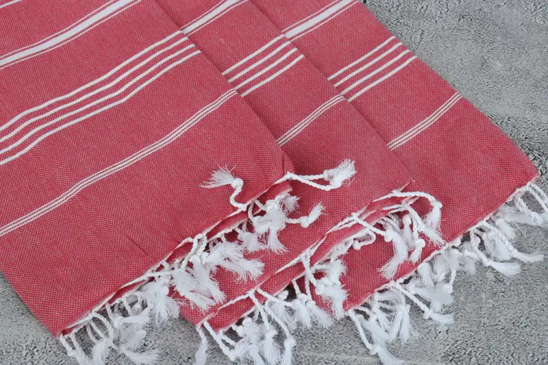 Thin towel, Beach Size Towel, Turkish Towel Beach, Best Friend Christmas Gift, Beach towel, 70x40 Cotton Striped Towel, Organic Beach Towel - 5