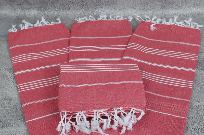 Thin towel, Beach Size Towel, Turkish Towel Beach, Best Friend Christmas Gift, Beach towel, 70x40 Cotton Striped Towel, Organic Beach Towel - 4