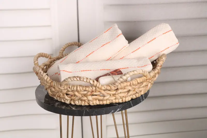 Custom Hand Towel, Gift For Best Friend, Gift For Him, 36x18 Cotton Striped Design Towel, Monogrammed Hand Towel, Personalized Gift, Travel Towel - 4
