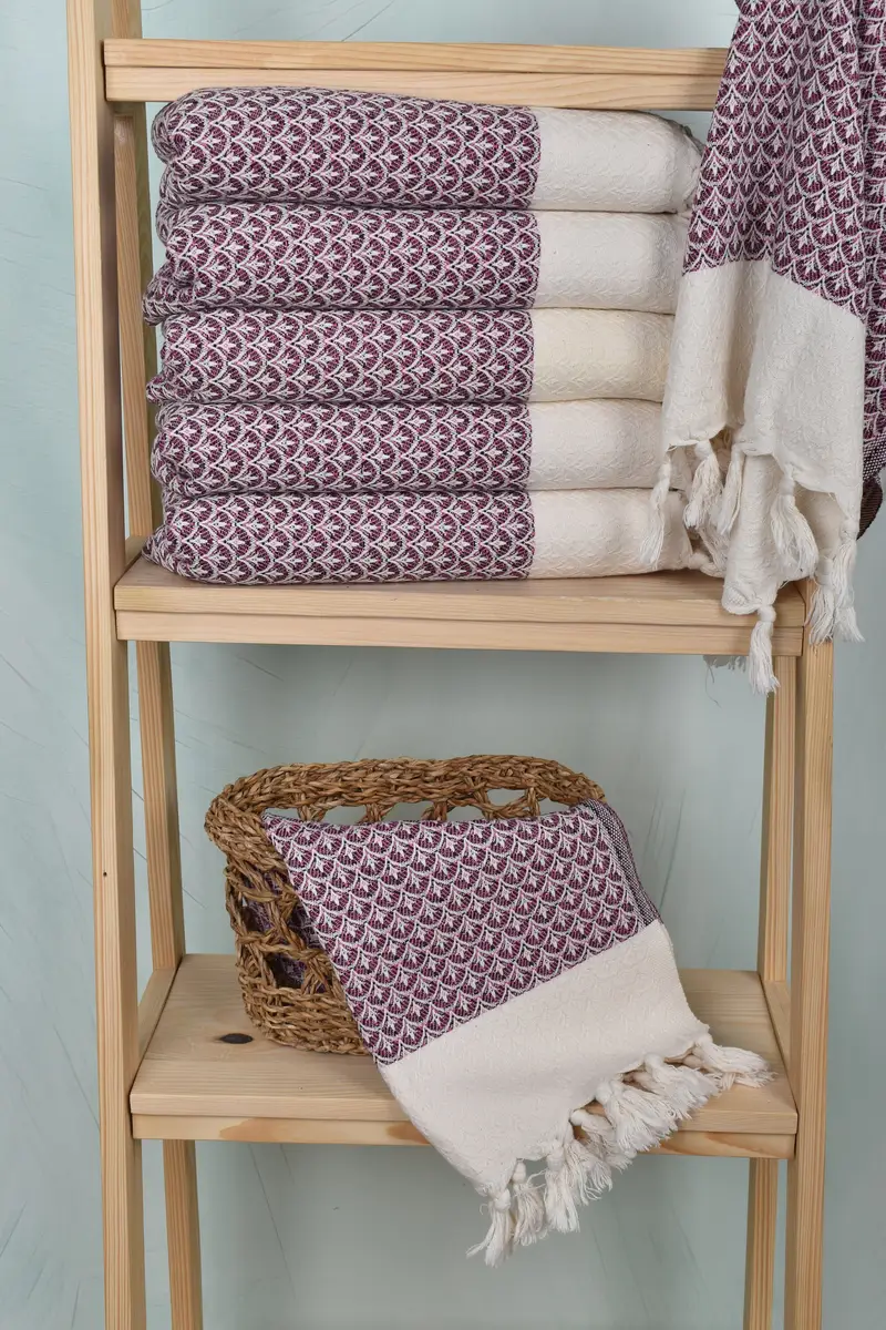 34x18 Cotton Floral Design Towel, Gift For Her, Monogrammed Hand Towel, Hand Size Towels, Personalized Dish Towel, Spa Towel, Custom Hand Towel - 3