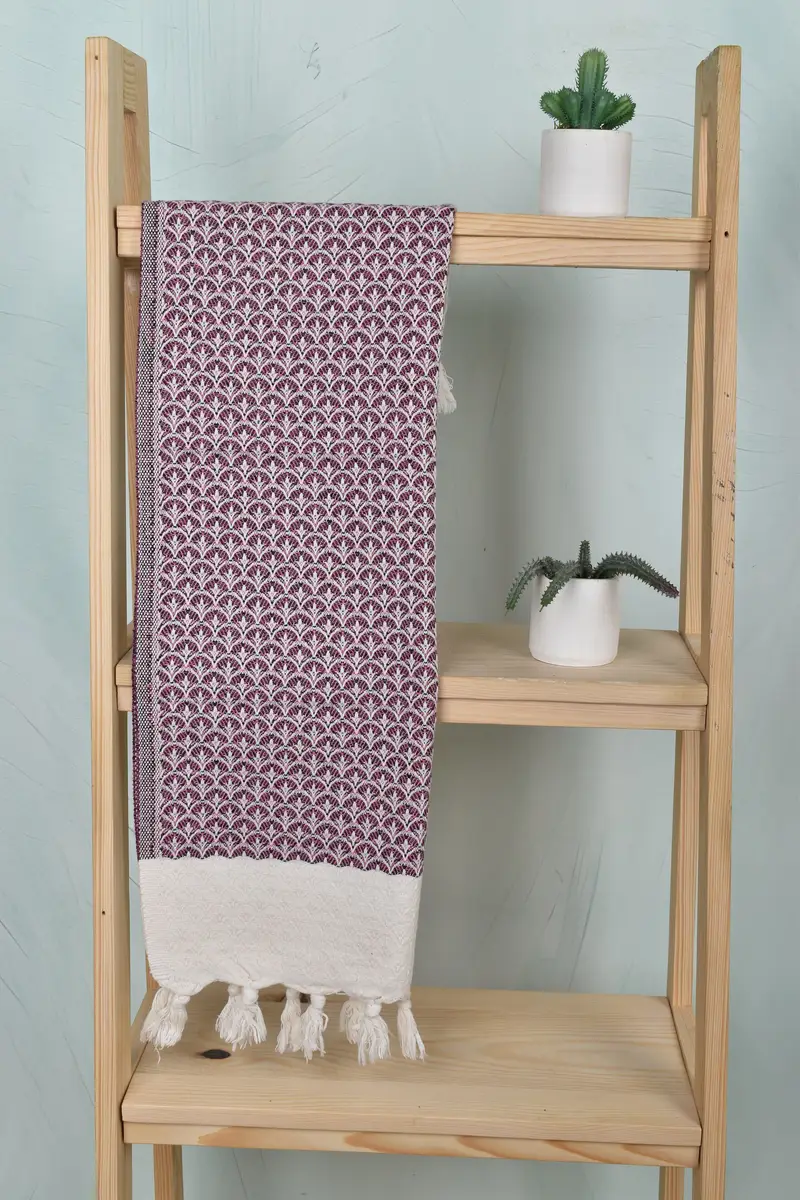 34x18 Cotton Floral Design Towel, Gift For Her, Monogrammed Hand Towel, Hand Size Towels, Personalized Dish Towel, Spa Towel, Custom Hand Towel - 8
