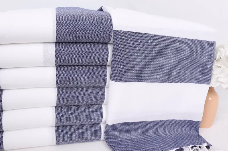 Konuk havlu, spa hediyesi, Türk havlu el havlu, 40x24 pamuklu çizgili havlu, kişiselleştirilmiş hediye, nedime hediyeleri, tatil havlu, monogram havlu - 2