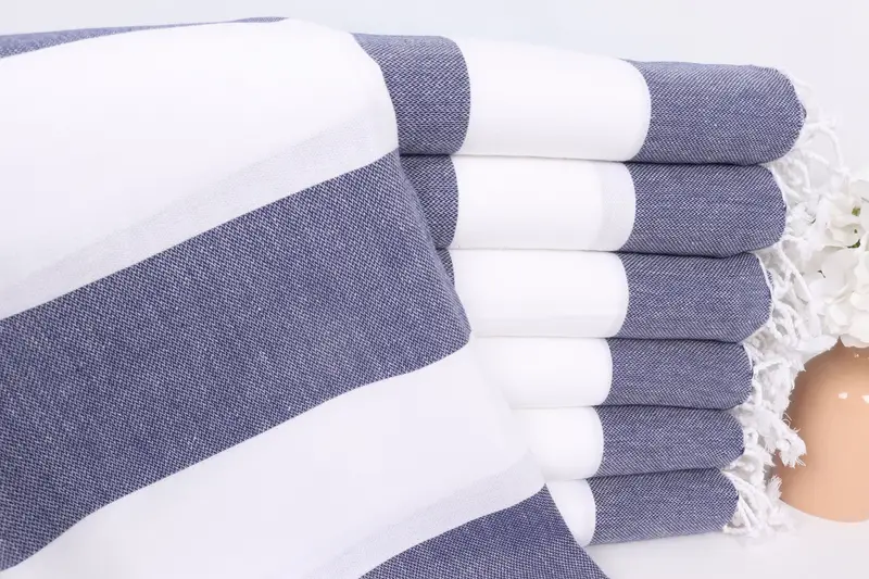 Konuk havlu, spa hediyesi, Türk havlu el havlu, 40x24 pamuklu çizgili havlu, kişiselleştirilmiş hediye, nedime hediyeleri, tatil havlu, monogram havlu - 1