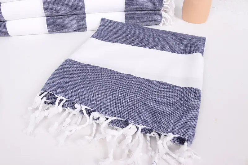 Konuk havlu, spa hediyesi, Türk havlu el havlu, 40x24 pamuklu çizgili havlu, kişiselleştirilmiş hediye, nedime hediyeleri, tatil havlu, monogram havlu - 5