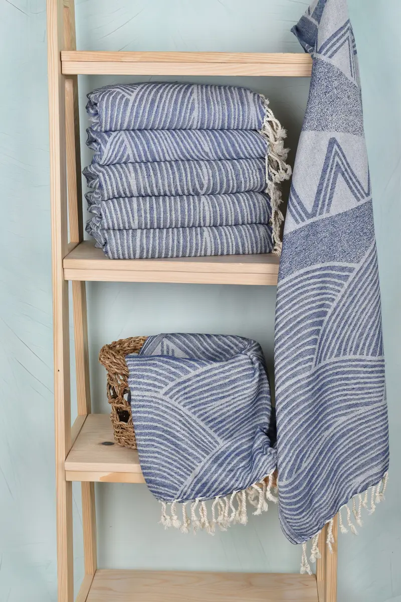 Best Friend Gift Ideas, Monogrammed Beach Towel, Bachelor Towel, Custom Towel, Quick-dry towel, 68x40 Cotton Striped Design Towel, Summer Towel - 4
