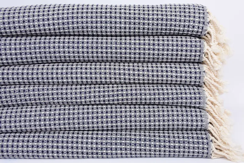 Turkish Towel Hand Towel, Gift For The Home, House Warming Gift, Turkish Tea Towel, Bachelor Towel, 44x22 Cotton Waffle Towel, Monogram Hand Towel - 3