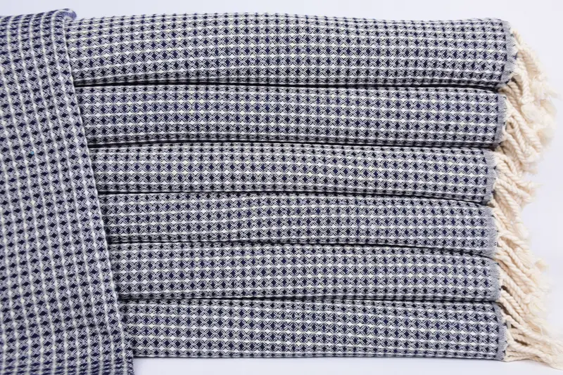 Turkish Towel Hand Towel, Gift For The Home, House Warming Gift, Turkish Tea Towel, Bachelor Towel, 44x22 Cotton Waffle Towel, Monogram Hand Towel - 1