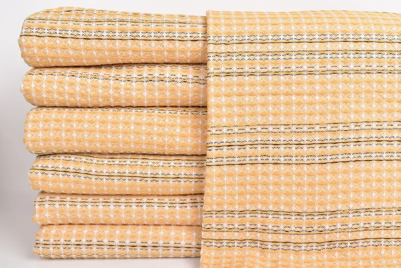 96x70 Cotton Striped Towel, Custom Blanket, Personalized Blanket, Wedding For Favor, Wedding Hand Made Gift, Woven Throw Blanket, Best Wedding Gift - 2