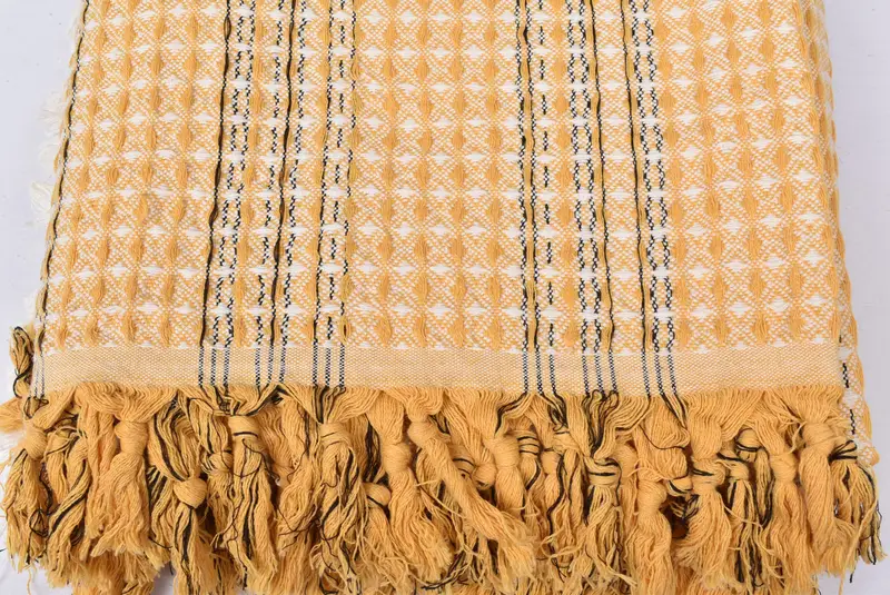 96x70 Cotton Striped Towel, Custom Blanket, Personalized Blanket, Wedding For Favor, Wedding Hand Made Gift, Woven Throw Blanket, Best Wedding Gift - 5