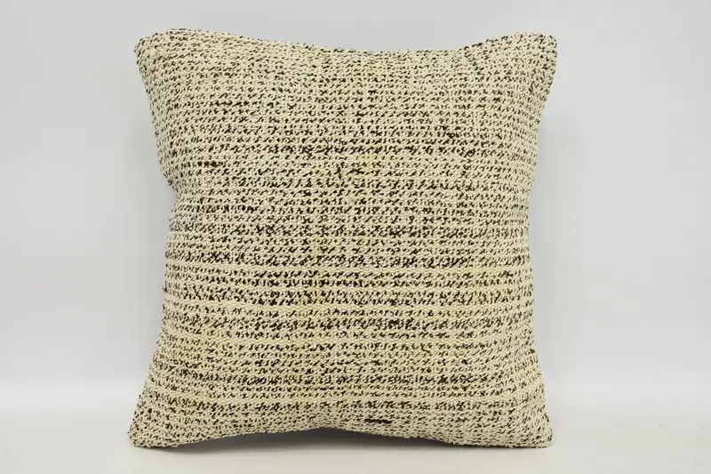 Aesthetic Cushion Case, Pillow Cover, Kilim Pillow, Vintage Pillow, Outdoor Bolster Pillow, 12x12 Beige Pillow Case, Antique Pillows - 1