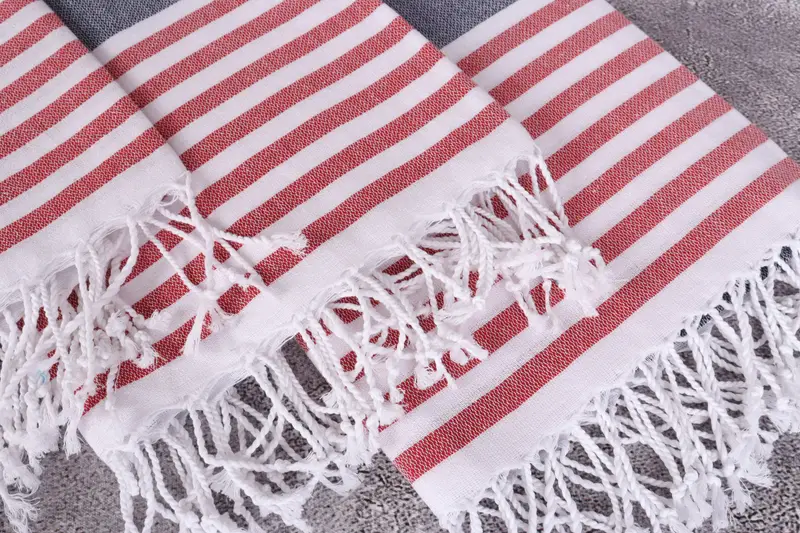 Cute Beach Towel, Bridesmaid Towel, Gifts For Him, Bachelor Gifts, 70x40 Cotton Striped Towel, Bride Gift, Peshtemal Towel, Gift For Her - 5