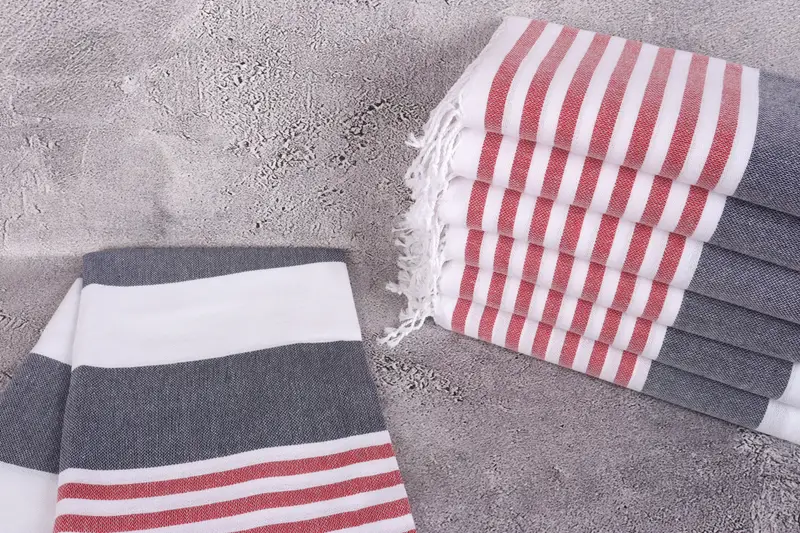 Cute Beach Towel, Bridesmaid Towel, Gifts For Him, Bachelor Gifts, 70x40 Cotton Striped Towel, Bride Gift, Peshtemal Towel, Gift For Her - 2