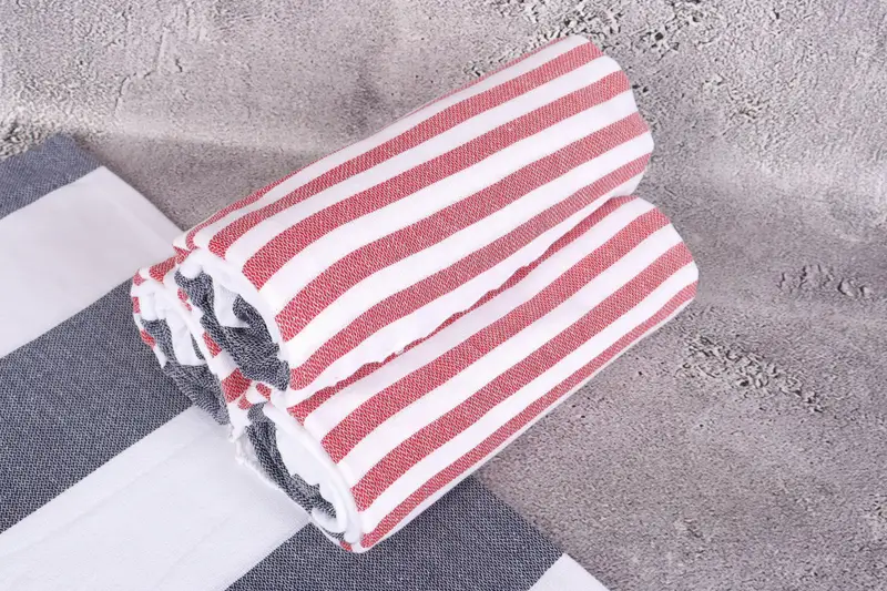 Cute Beach Towel, Bridesmaid Towel, Gifts For Him, Bachelor Gifts, 70x40 Cotton Striped Towel, Bride Gift, Peshtemal Towel, Gift For Her - 7