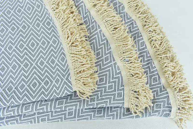 Peshtemal Towel, Travel towel, Birthday Gift, Bachelor Gifts, Antibacterial Turkish peshtemal towel, 64x64 Cotton Round  Diamond Towel, Cotton towel - 7